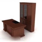 Armoire de bureau en bois brun de haute qualité