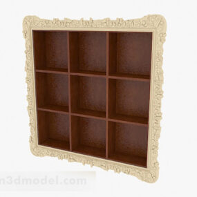 Home Checkered Wall Cabinet Furniture 3d model