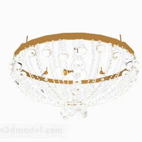 Home Round Crystal Pendant 3d model