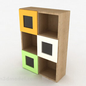 Colorful Home Fashion Cabinet 3d model