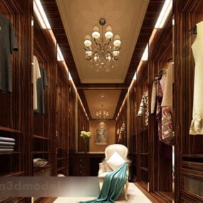 Home Improvement Cloakroom Dressing Room Interior 3d model