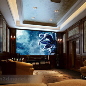 Home Improvement Video Room Interior 3d model