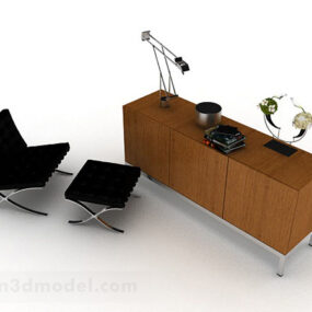 Kerusi Kerja Rumah Dengan Model 3d Meja