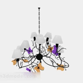 Home Personality Chandelier 3d model