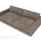 Home Simple Dark Gray Double Sofa