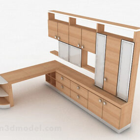 Home Wooden Wall Cabinet 3d model