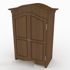 Home Wooden Wardrobe 3d model