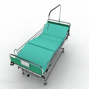Hospital Mobile Bed 3d-modell