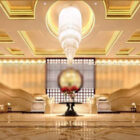 Hotel Crystal Lamp lobby