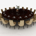 Hotel Round Dining Table And Chair Set