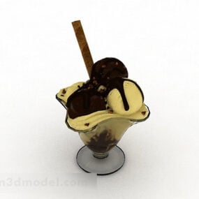Taza de helado V1 modelo 3d