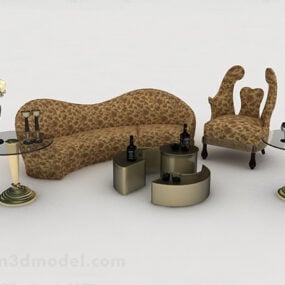 Model sofy meblowej 3D