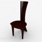 Individual Wooden Brown Chair