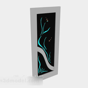 Individuální model dřevěných dveří V1 3D