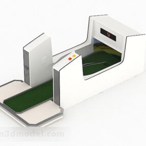 3d модель закритого гольф-машини