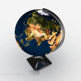 Modello 3d della decorazione del globo del vento industriale