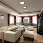 Modern Space Living Room Interior