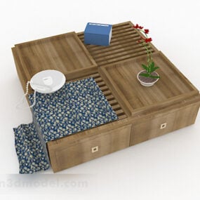 Japanese Small Coffee Table 3d model