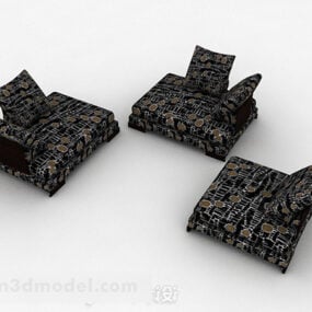 تصميم وسادة التاتامي اليابانية نموذج ثلاثي الأبعاد