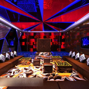Karaoke Room Interior 3D-malli
