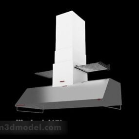 Kuchyňský 3D model šedé digestoře