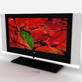 Lowpoly LCD-Fernseher 3D-Modell
