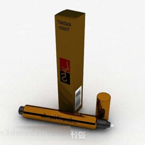 نموذج زخرفة شكل القلم ثلاثي الأبعاد