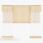 Light Yellow Lace Curtain