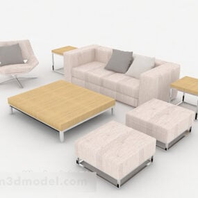 Lilac Sofa 3d model