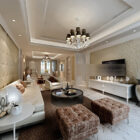 Elegantní design interiéru obývacího pokoje