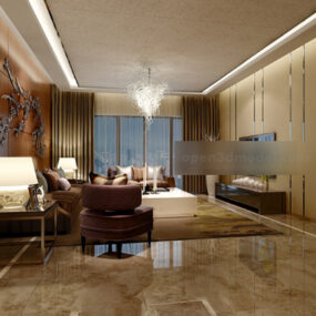 Home Living Room Modern Style 3d model