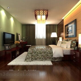 Hotel Vardagsrum Modern stil 3d-modell