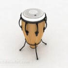 Log color music tambourine 3d model