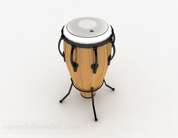 Wooden Music Tambourine Instrument