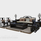 Set di divani di lusso in stile cinese