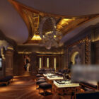 Luxury Bar Club Room Interior