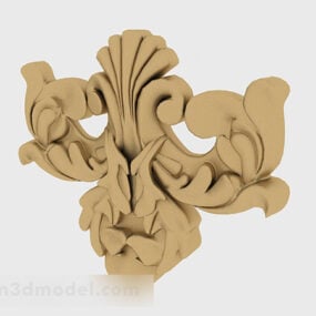 Kovové řezbářské umění dekorace 3D model