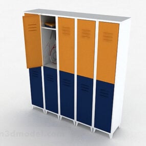 3д модель школьного металлического шкафчика