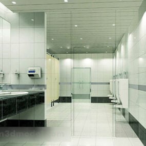 Modernt badrum 3d-modell