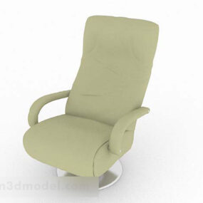 Μοντέρνο μπεζ καρέκλα χαλάρωσης 3d μοντέλο