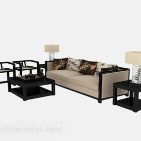Sofa Coffee Table Combination 3d model