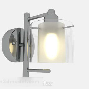 Modern Gray Wall Lamp 3d model