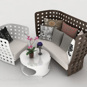 Modernes Zuhause Einfaches modernes Sofa 3D-Modell