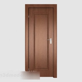 Modern Home Solid Wood Room Door 3d model