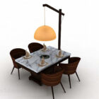 Modern Leisure Dining Table Chair