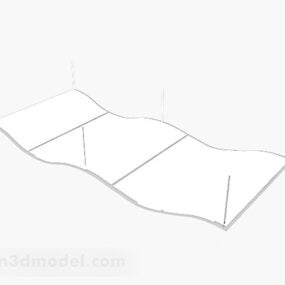 Moderne woonkamer golvende kroonluchter 3D-model