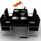Modern Minimalist Dining Table Chair Set