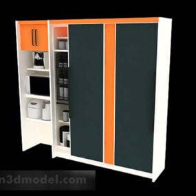 Modern Kitchen Minimalist Cabinet 3d model