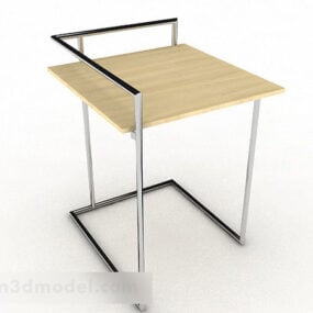 Modello 3d moderno e minimalista da scrivania