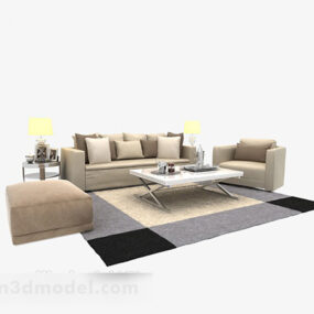 Moderne minimalistiske møbler 3d-modell